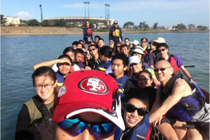Young paddlers to Candlestick Park 2014